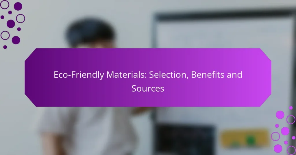 Materiale Prietenoase cu Mediul: Selecție, Beneficii și Surse