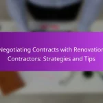 Negotiating Contracts with Renovation Contractors: Strategies and Tips
