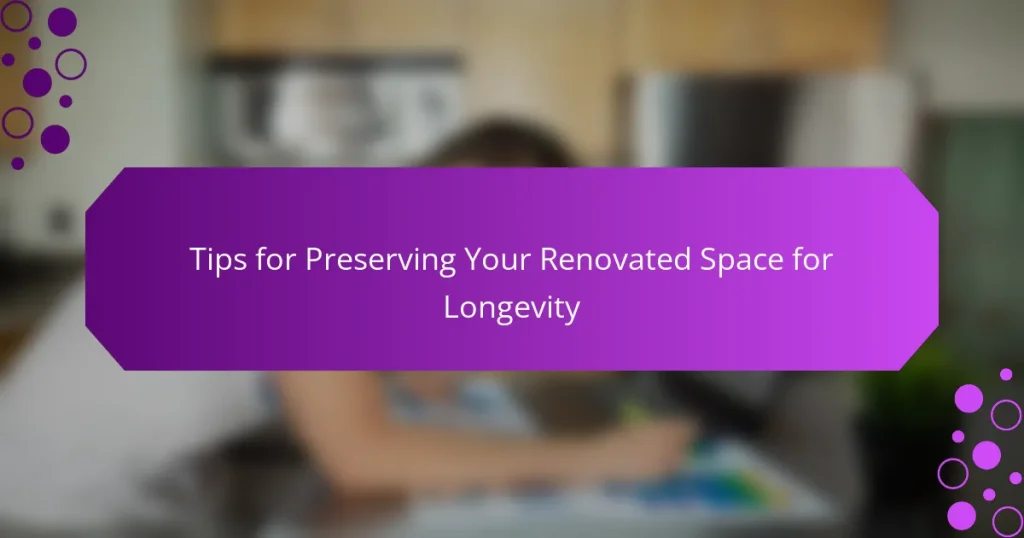 Sfaturi pentru Conservarea Spațiului Renovate pentru Durabilitate